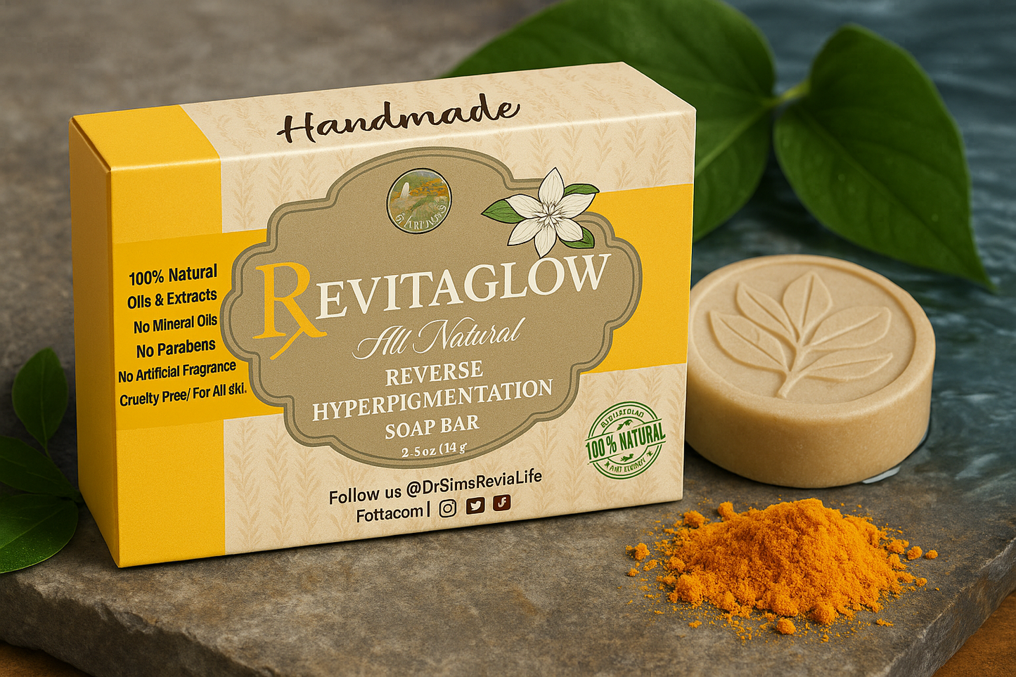 Revita~Glow Turmeric & Manuka Honey Hyperpigmentation Reversal Soap
